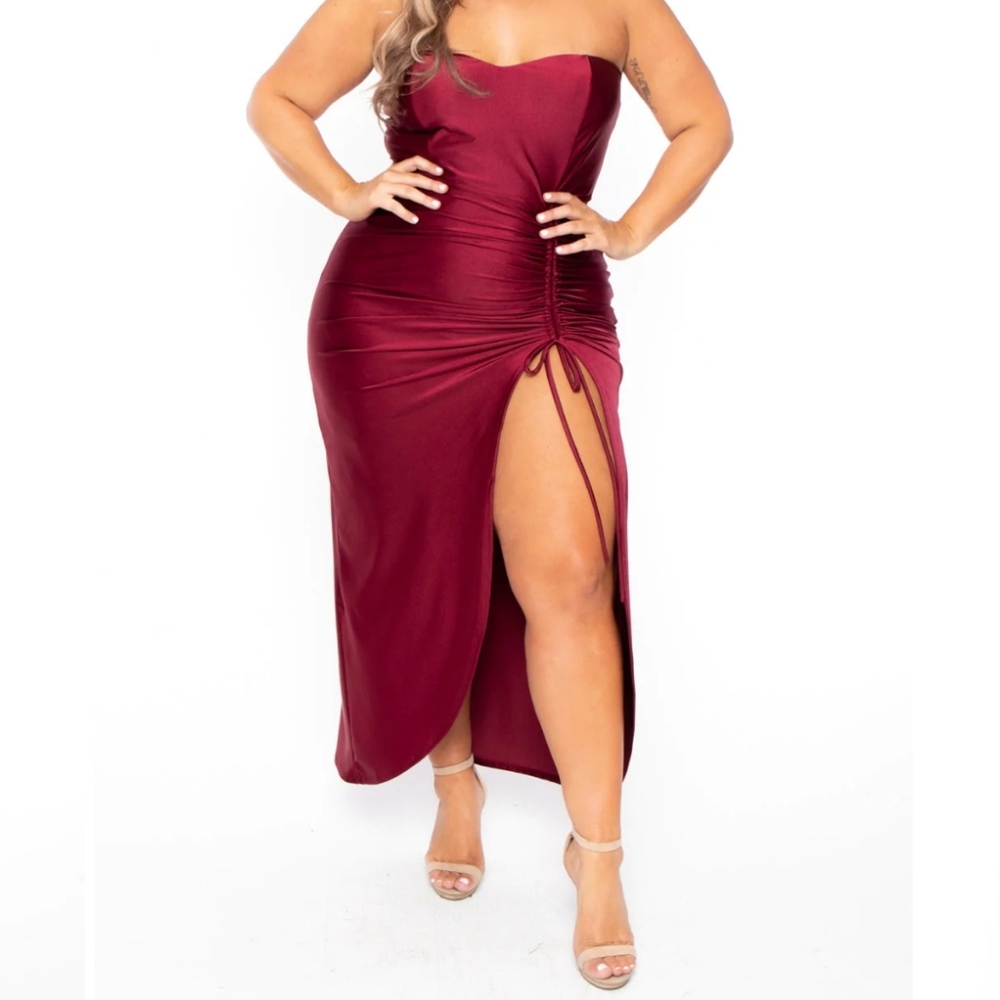 Strapless dress